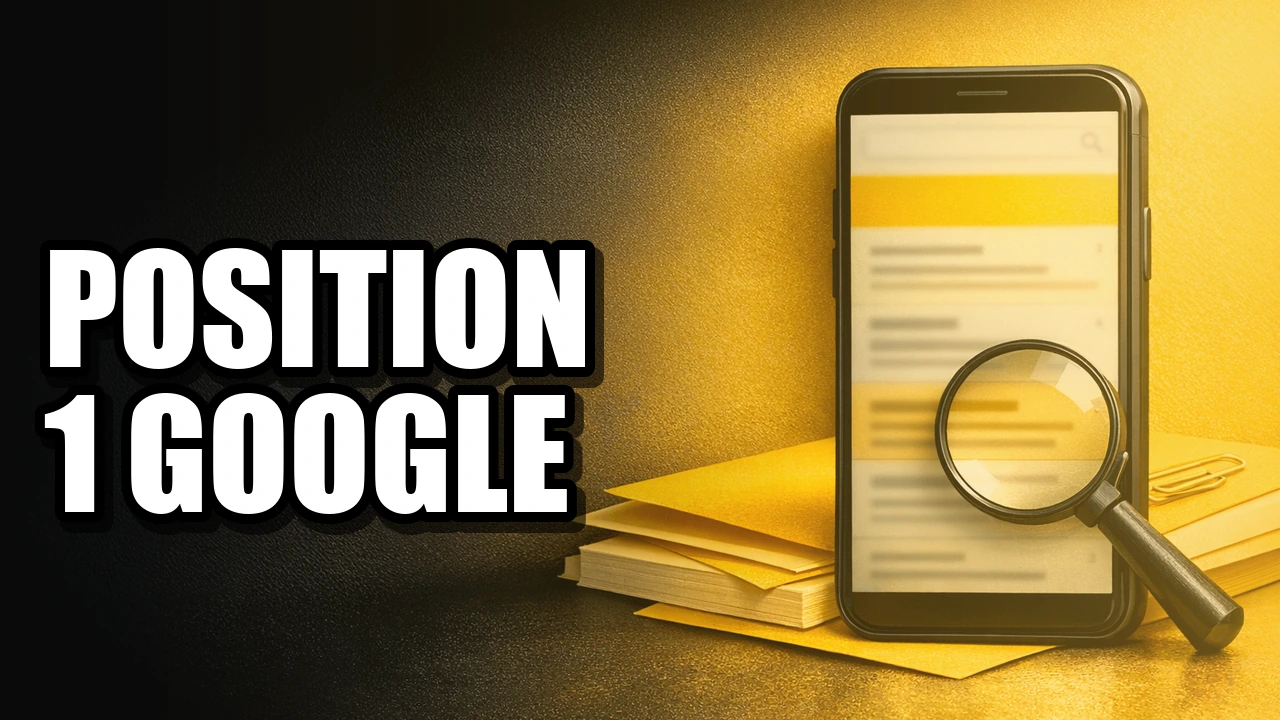 Position 1 sur Google : tu es souvent invisible avant même le premier scroll