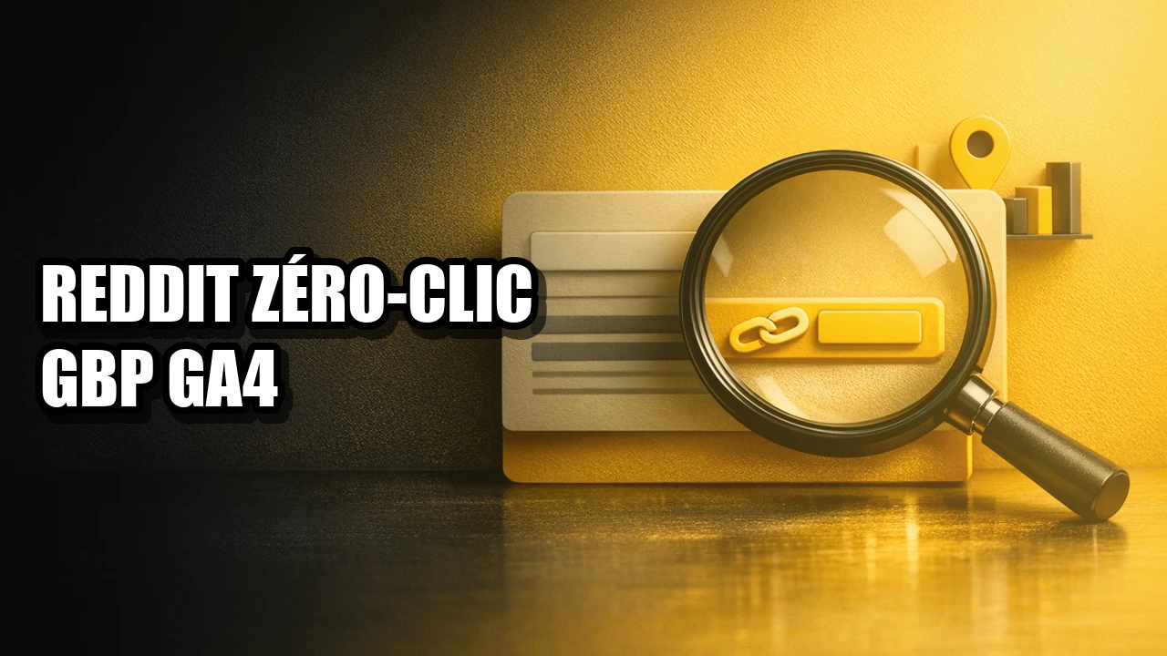 Reddit, zéro-clic, GBP dans GA4 : ce qui change en SEO