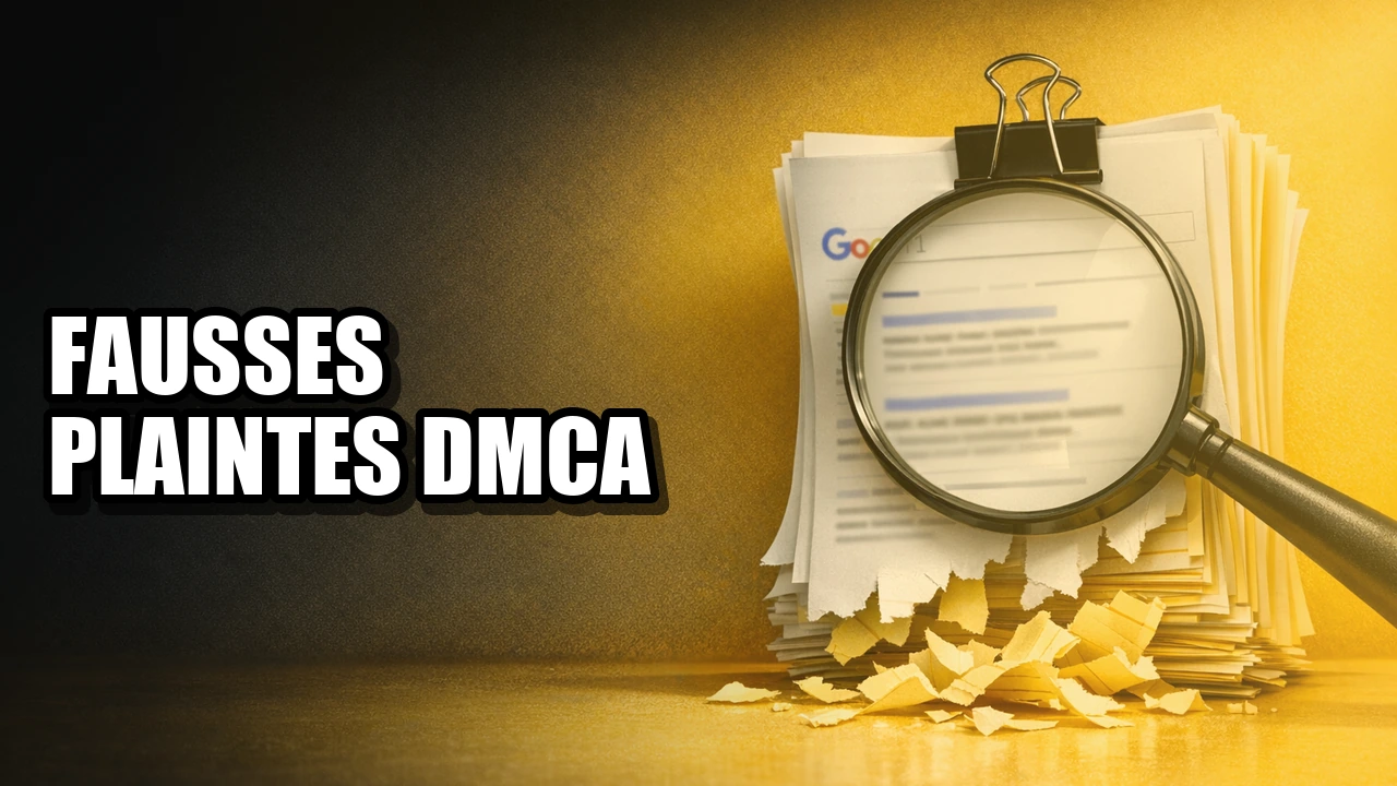 Fausses plaintes DMCA : tes pages peuvent disparaître de Google